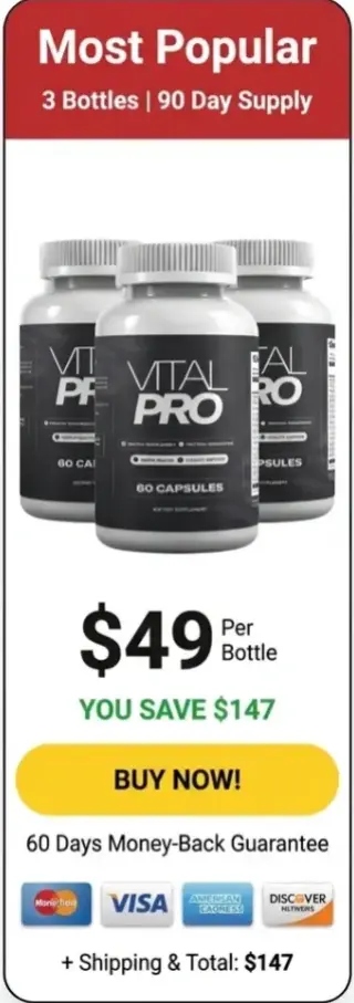  VitalPro - 3 Bottle